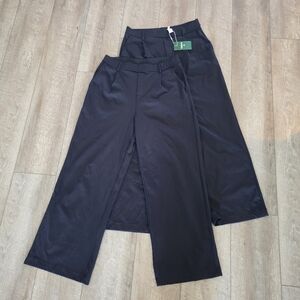 Halara Stretch Pocket Work Pants Black Bundle Of 2 Large (1 NWT)